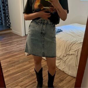 Vintage Denim Skirt